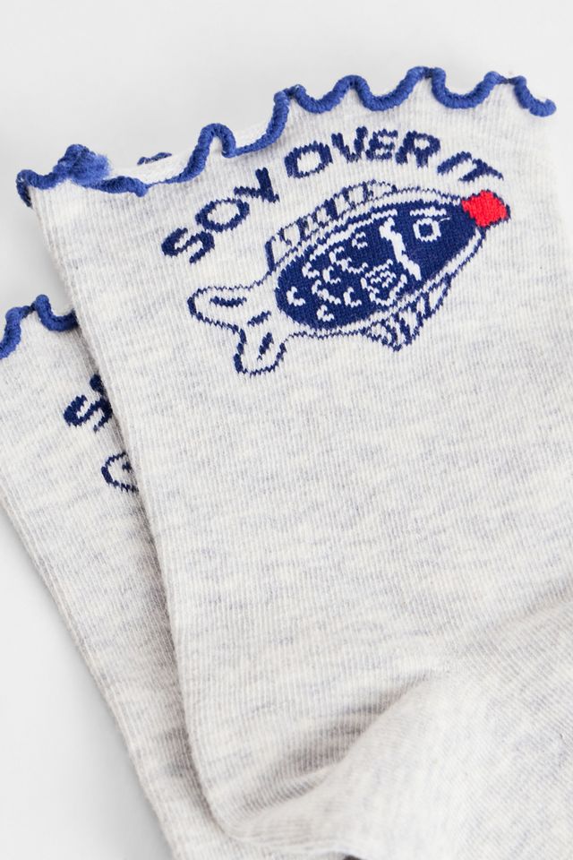 Out From Under Soja-Fisch-Rüschen-Socken #2
