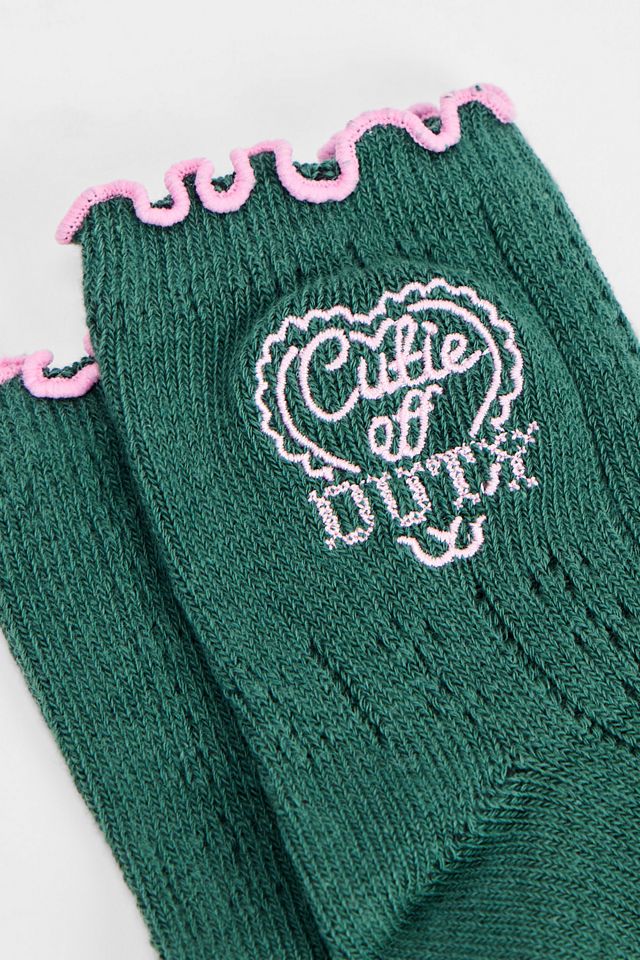 Out From Under Green Cutie Off Duty Socks #2
