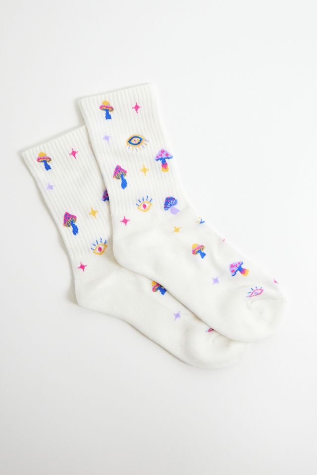 Out From Under Trippy Mushroom Socks  #1