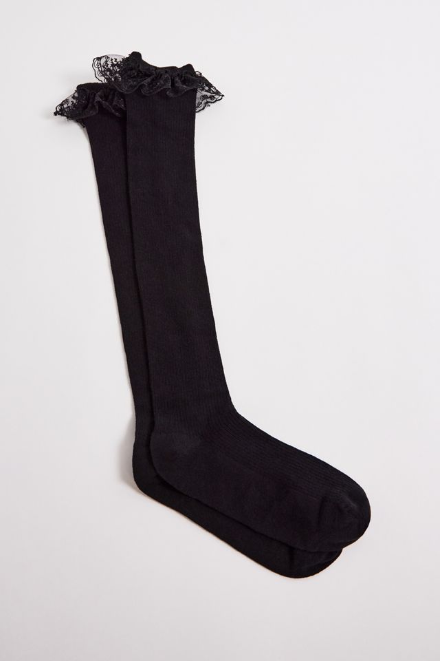 Out From Under - Chaussettes hautes à garniture en dentelle #1