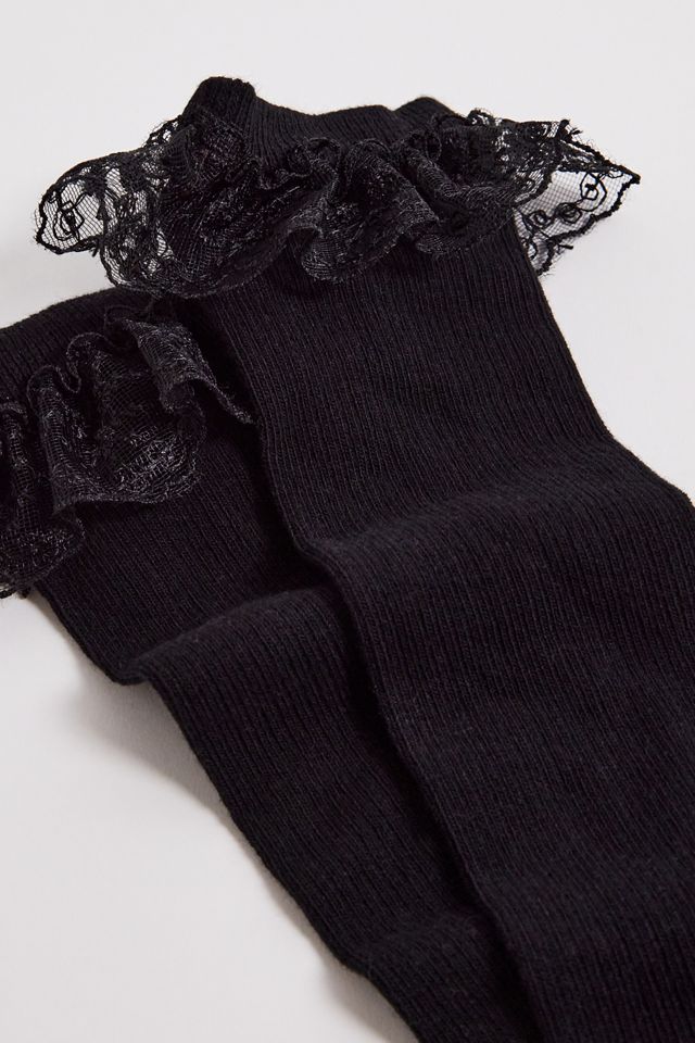 Out From Under - Chaussettes hautes à garniture en dentelle #2
