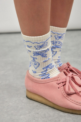 Chaussettes papillon caur en taille: TAILLE UNIQUE - Out From Under - Modalova