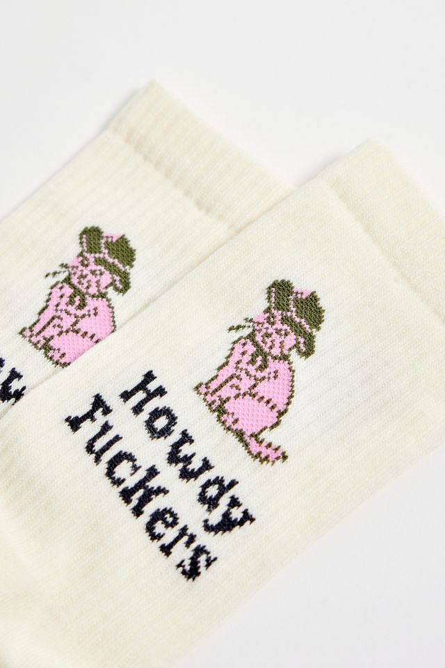 Chaussettes de nouveauté chat Out From Under Howdy F*ckers #3