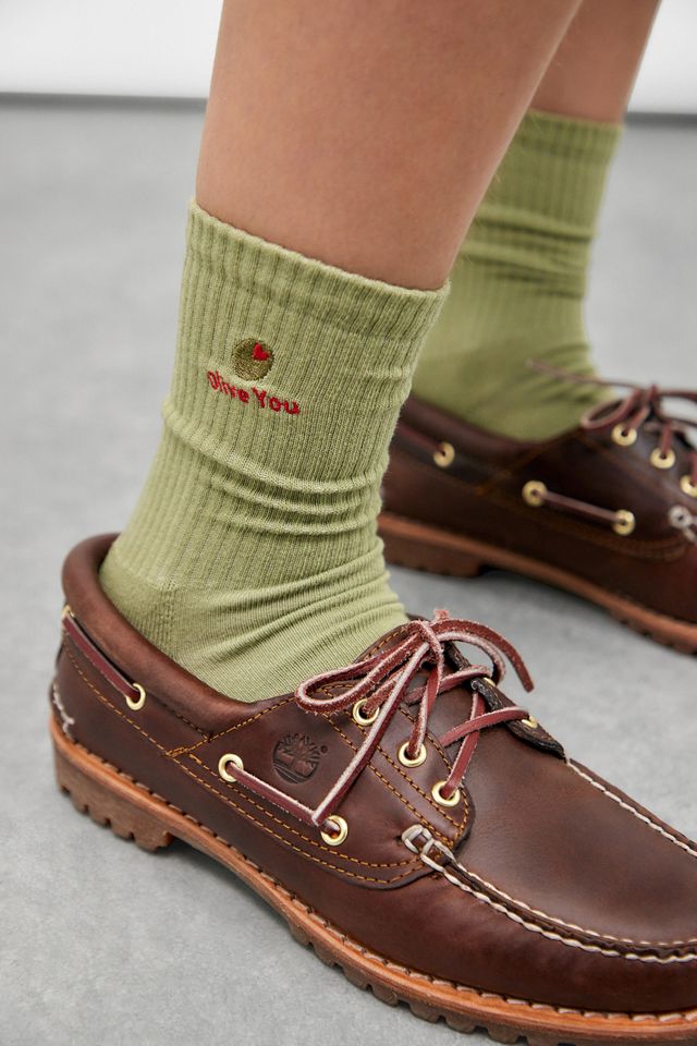 Out From Under Olive You Novelty Socks #1