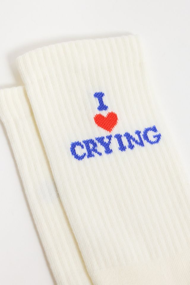 Out From Under I Heart Crying Socks #1