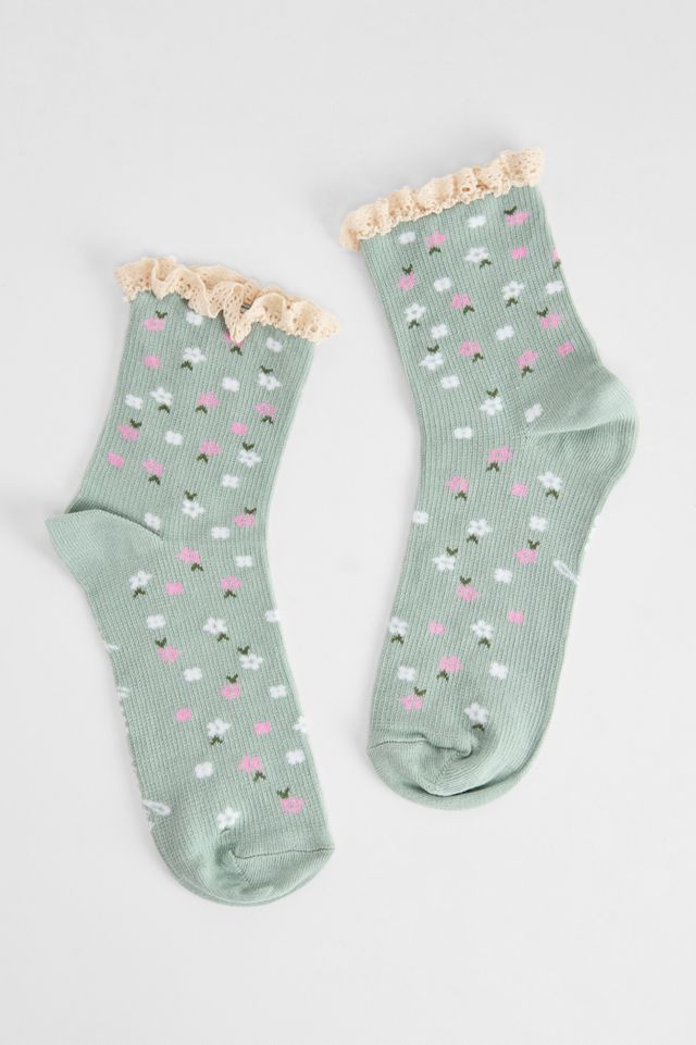 Out From Under Ditsy Floral Socks #1