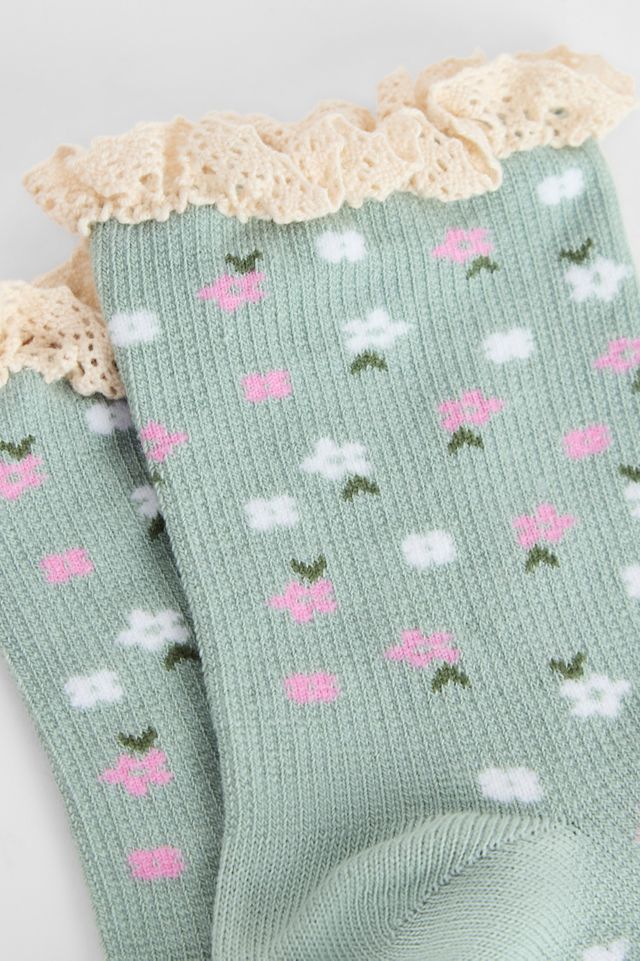 Out From Under Ditsy Floral Socks #2