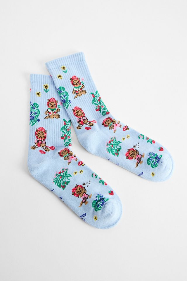 Out From Under Strawberry Cat Socks #1