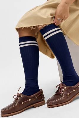 Chaussettes hautes au genou à rayures sport en taille: TAILLE UNIQUE - Out From Under - Modalova