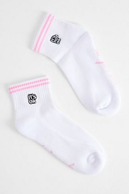 Out From Under It's OK Cropped Sports Socks