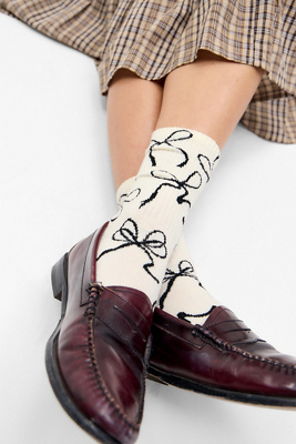Chaussettes Sketchy Bow en taille: TAILLE UNIQUE - Out From Under - Modalova