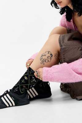 Chaussettes à fleurs en diamant en taille: TAILLE UNIQUE - Out From Under - Modalova