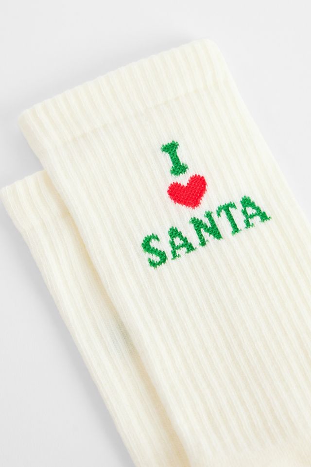 Out From Under I Heart Santa Socks #1