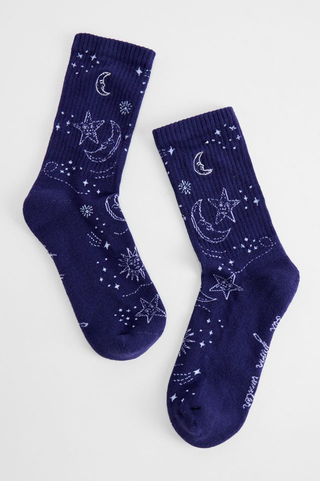 Out From Under Socken mit Himmelsdruck #1