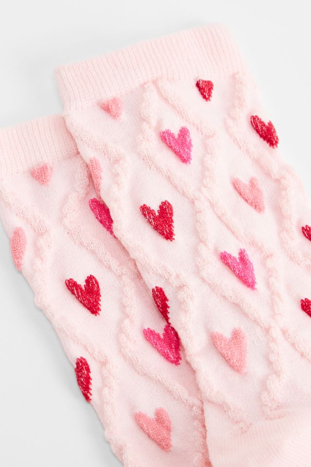 Out From Under Herz Strukturierte Socken #1