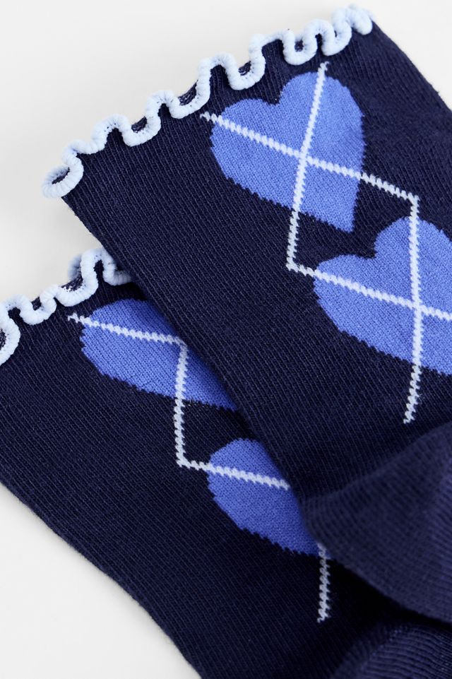 Out From Under Argyle Ankle Socks #2
