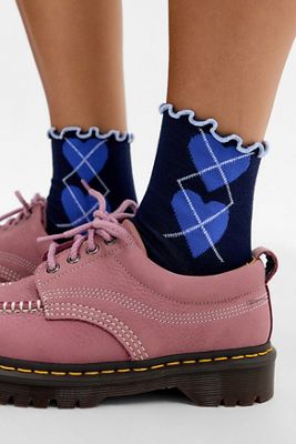 Out From Under Argyle Ankle Socks