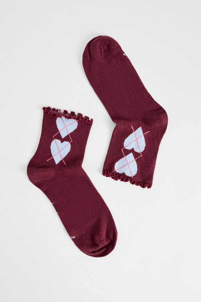 Out From Under Argyle Ankle Socks #1