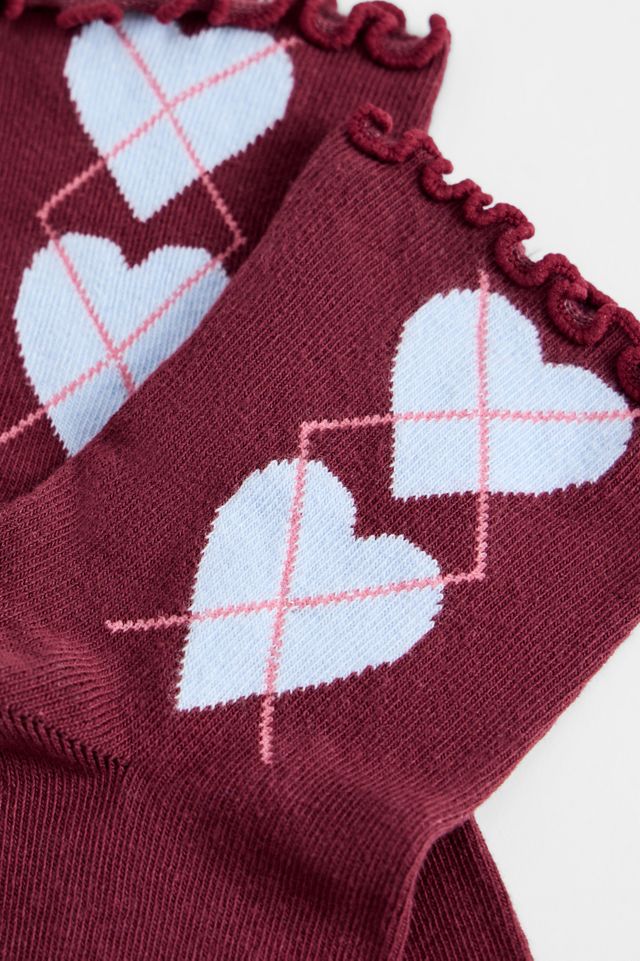 Out From Under Argyle Ankle Socks #2