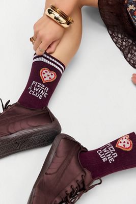 Out From Under Pizza & Wine Club Socks