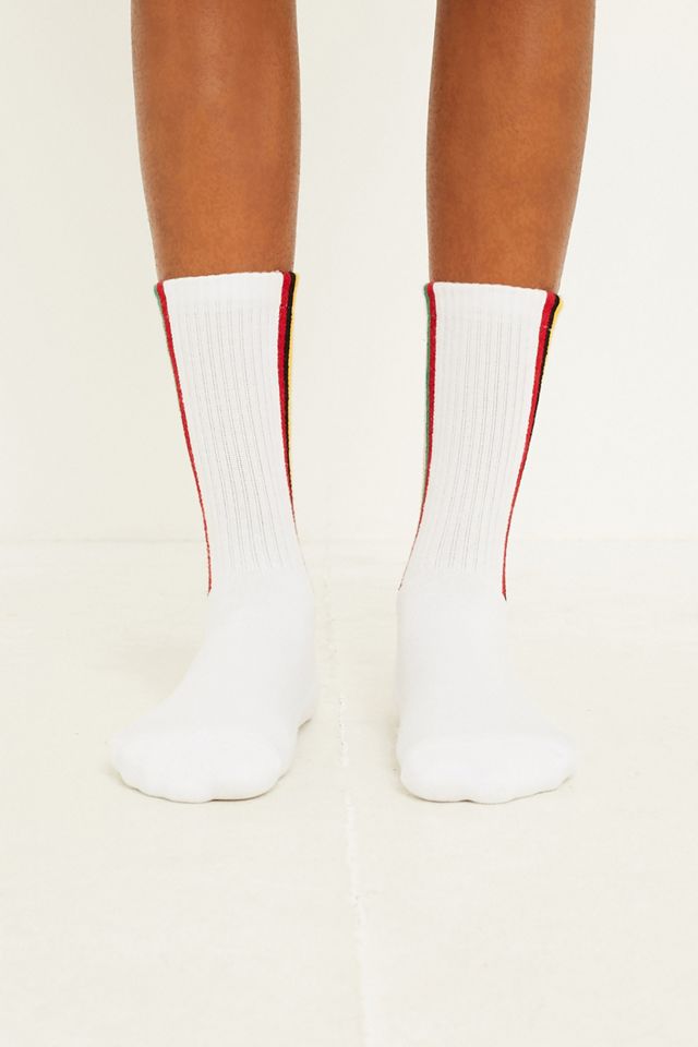 UO - Chaussettes à rayures verticales arc-en-ciel #1