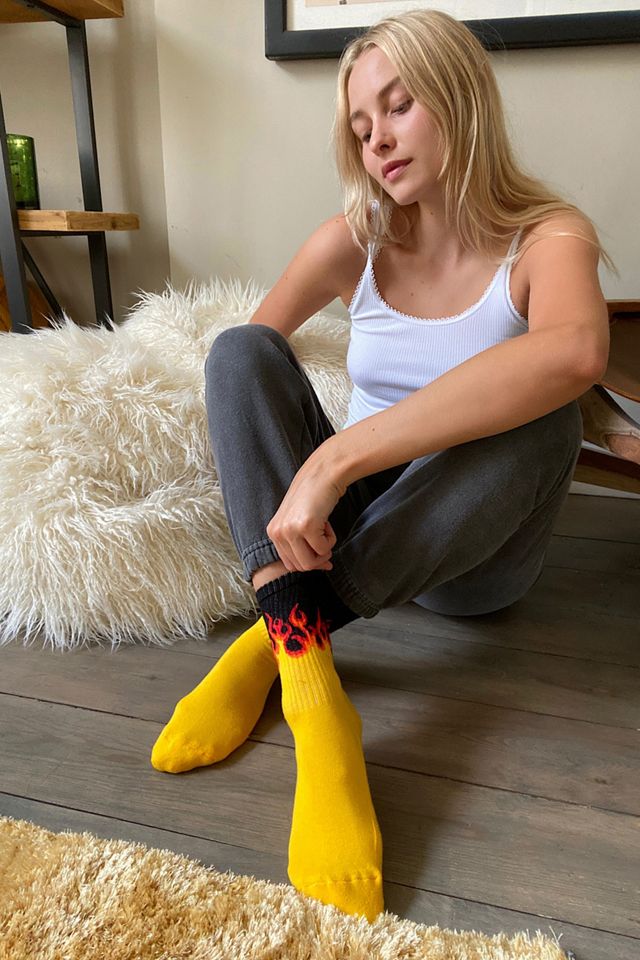 UO - Chaussettes Flame noires #1