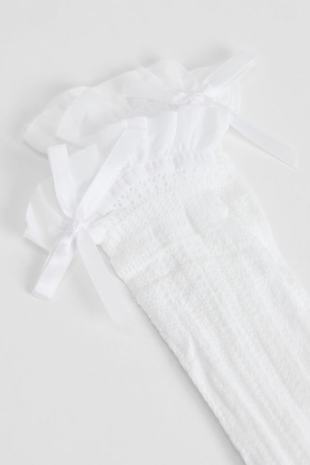 Out From Under Bow Frill Leg Warmers #2