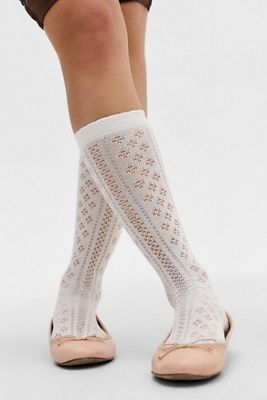 Out From Under Pointelle Knee High Socks