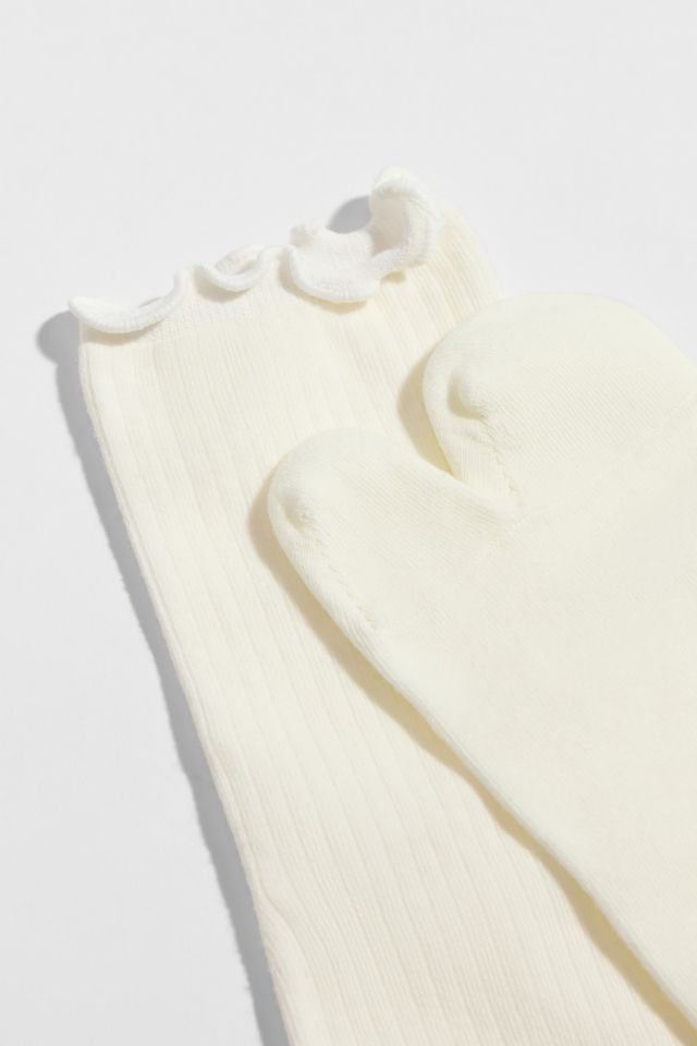 Out From Under Tabi Frill Edge Socks #2