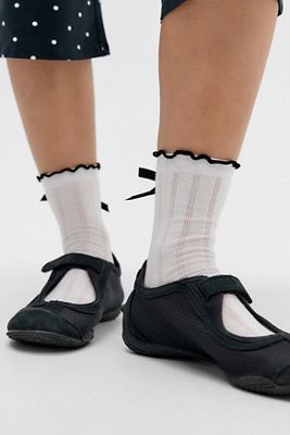 Calcetines con Lazo de Borde Lechuga Out From Under