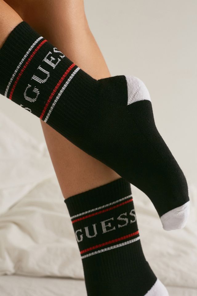 GUESS Socks pure white Damen Socke weiß One Size