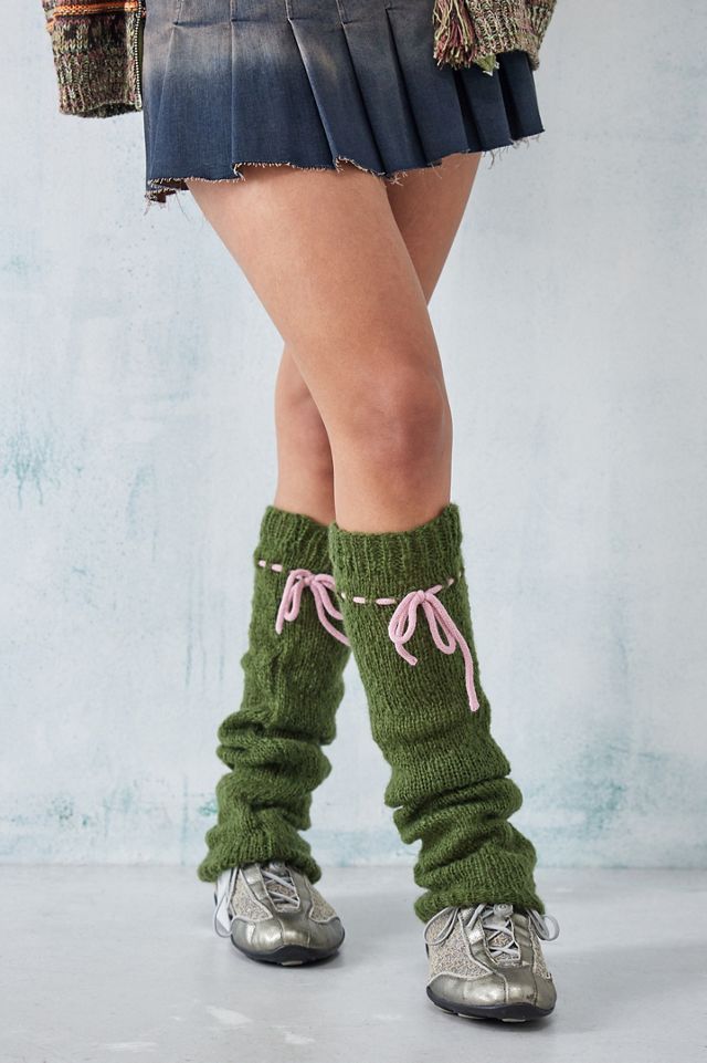 Out From Under Ribbon Leg Warmers  #2