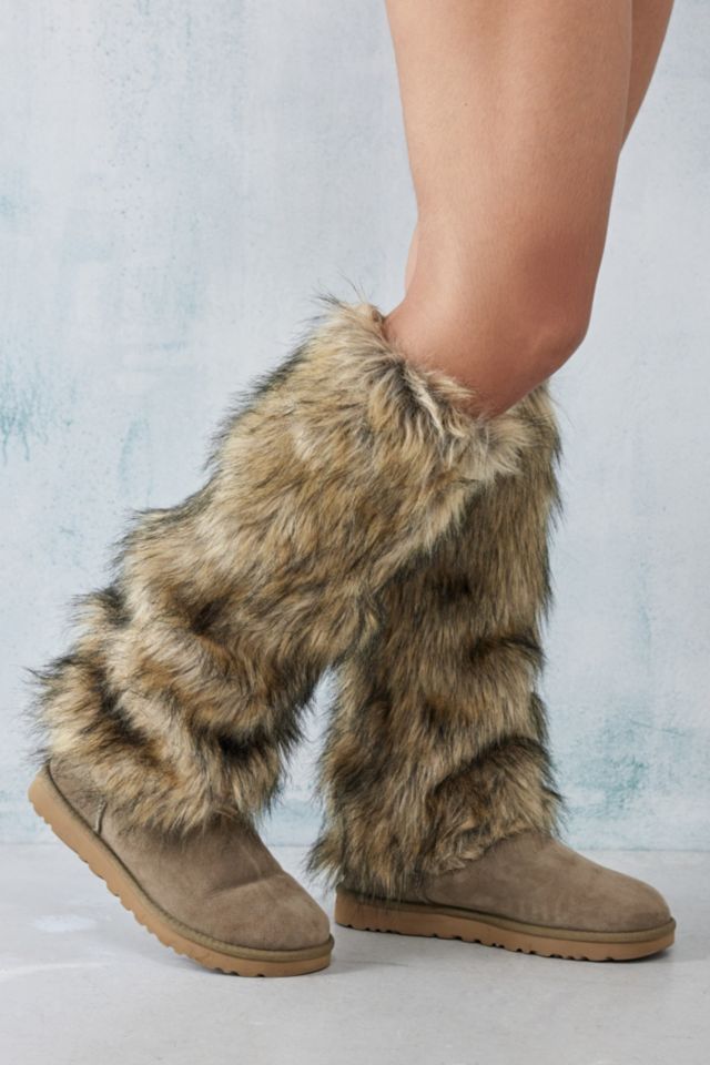 Out From Under Long Faux Fur Leg Warmers