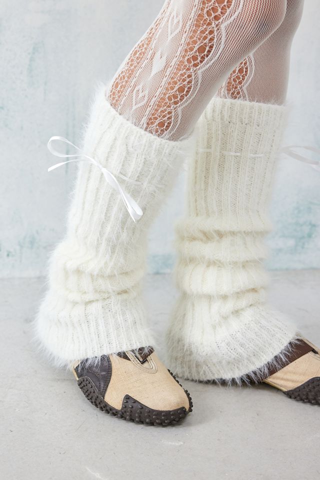 Out From Under Inez Eyelash Knit Extra-Long Leg Warmers #1