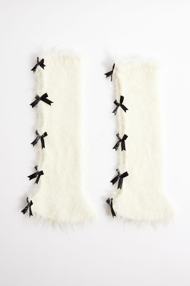 Out From Under Bow Back Leg Warmers  #3