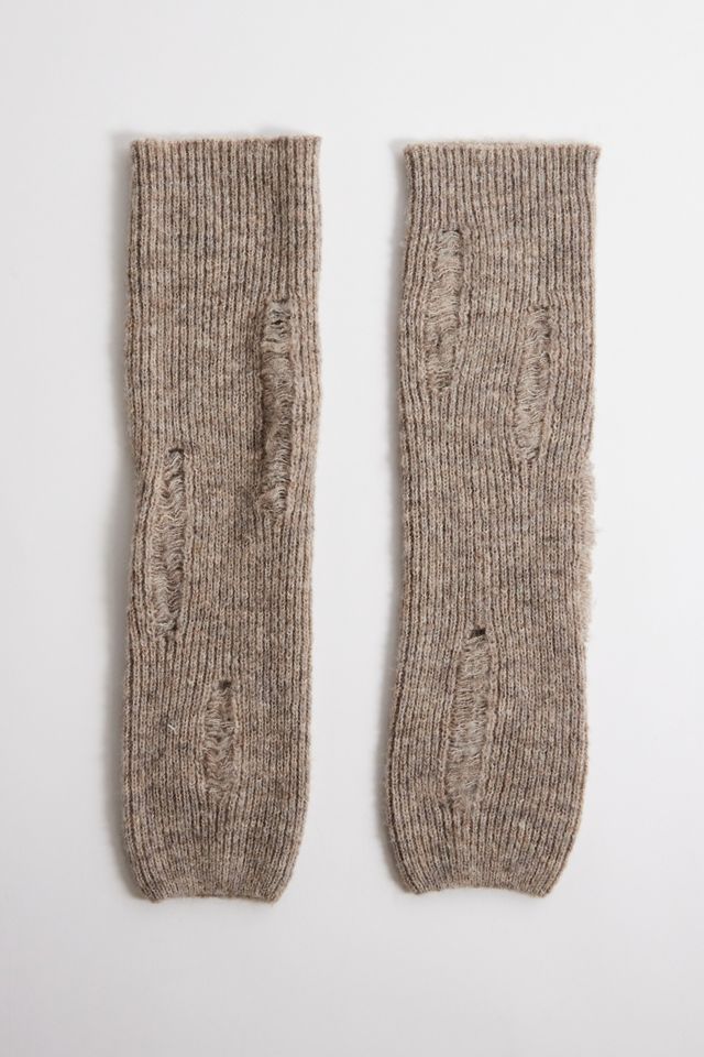 Out From Under Distressed Marl Leg Warmers  #1