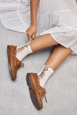 Chaussettes florales verticales en taille: TAILLE UNIQUE - Out From Under - Modalova