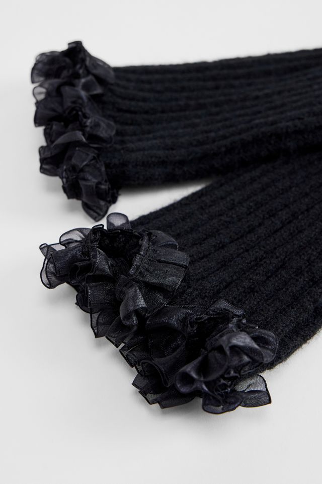 Out From Under Inez Organza-Trim Leg Warmers #2