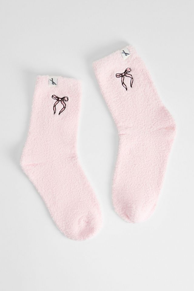 Out From Under Schleife Chenille Socken