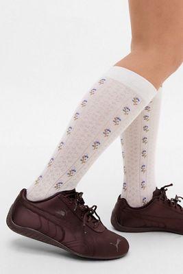 Chaussettes montantes florales Out From Under