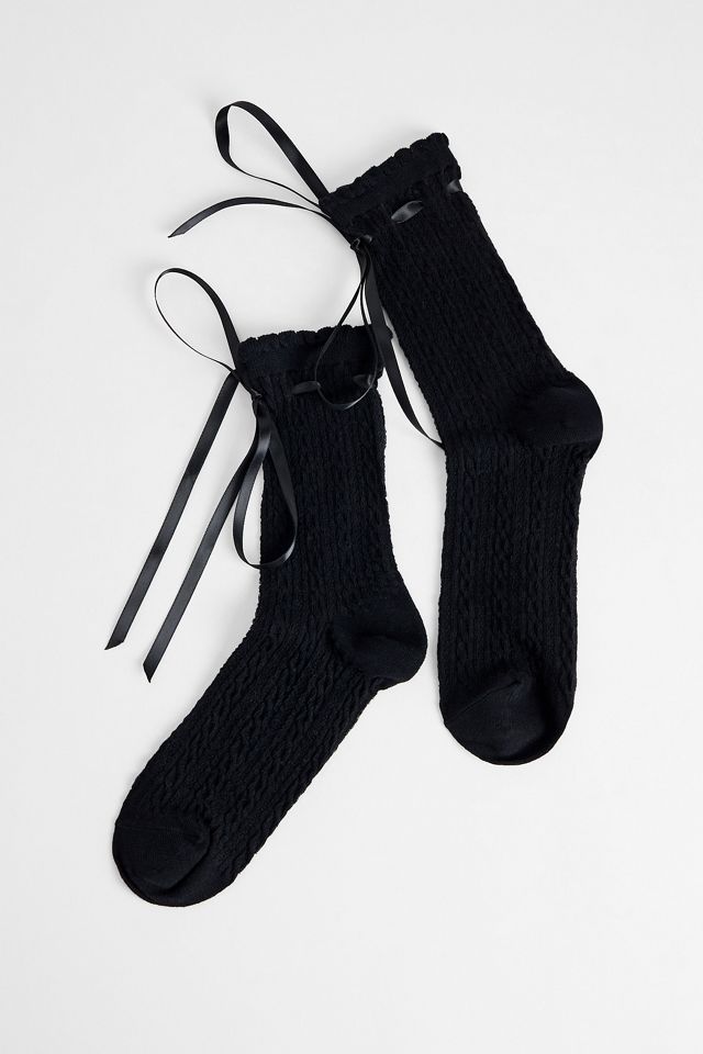 Chaussettes en tricot torsadé Out From Under #1