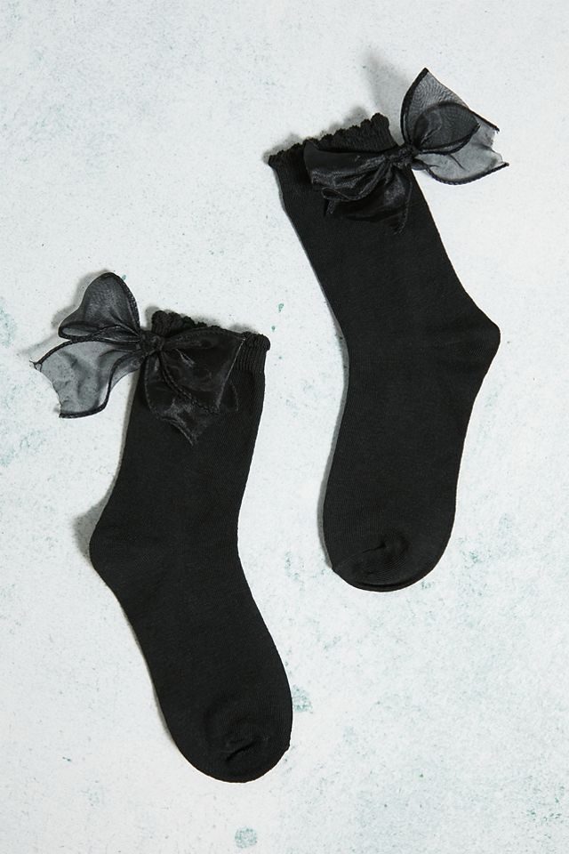 Out From Under Big Bow Socks  #1