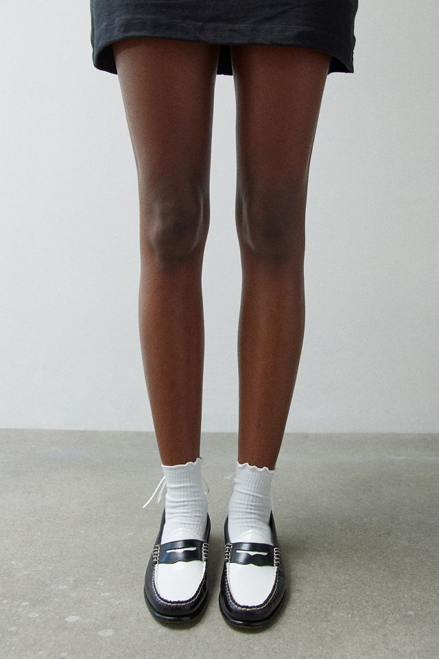 Out From Under Lace-Up Crew Socks  #1