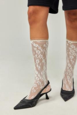 Out From Under Lace Knee High Socks