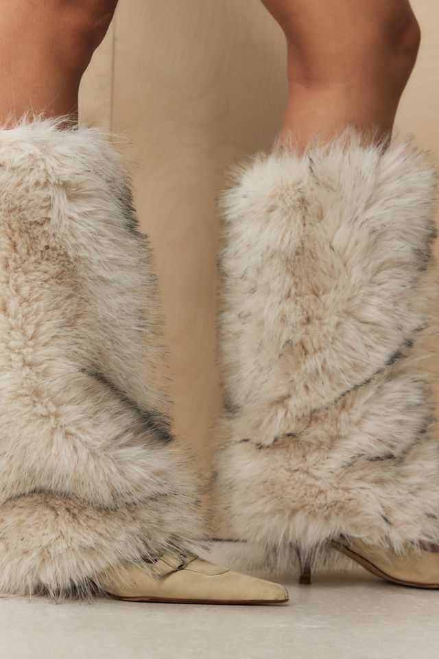 Out From Under Faux Fur Leg Warmers #1