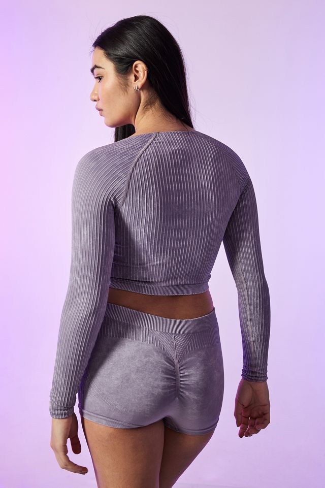 iets frans SPORT - Crop top côtelé délavé à l'acide #3