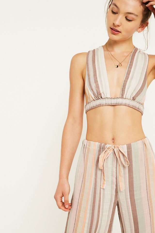 Out From Under Candyd Cropped Wide Leg Trousers #3