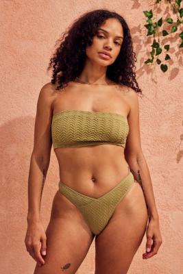 Out From Under V-Front Seamless Bikini Bottoms - Green L at Urban Outfitters