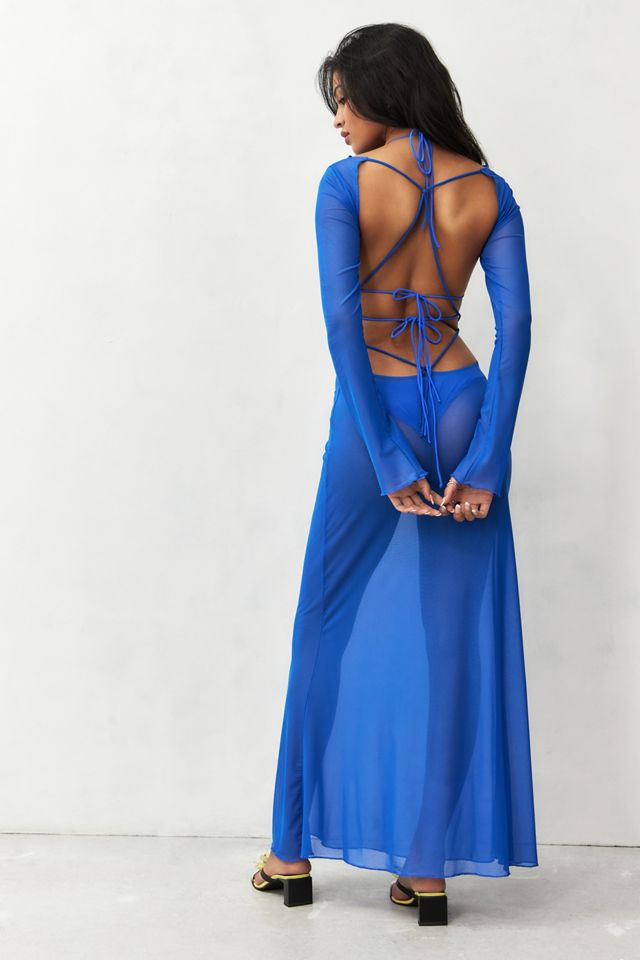 Jaded London Ziva Sheer Maxi Beach Dress #1