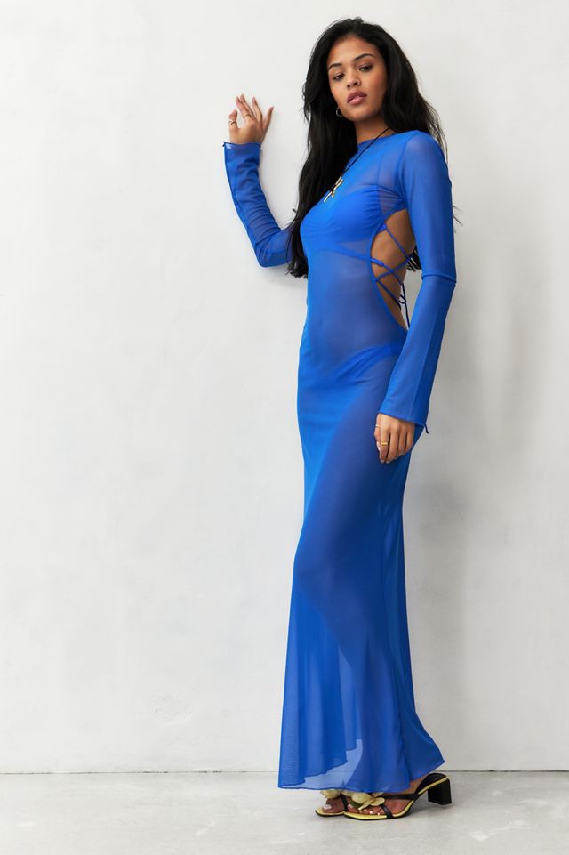 Jaded London Ziva Sheer Maxi Beach Dress #2